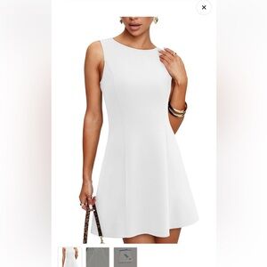 Stylish White Mini Dress